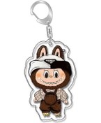 Resim 5.5 Cm/2.17in Labubu Küçük Koyun Anahtarlık Sevimli Karikatür Akrilik 17635 