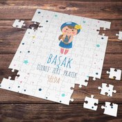 Resim Kişiye Özel Başak Burcu Tasarımlı Puzzle E-Hediyeci