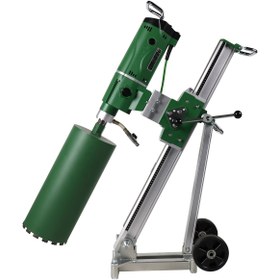 Resim Bycon 400 mm Delme Kapasiteli Akıllı LCD Ekranlı Endüstriyel Tip Açılı Karot Makinesi Seti 