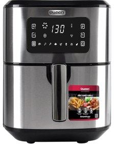 Resim Queen 6.2 lt Yağsız Airfryer Gri 