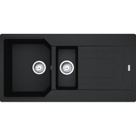 Resim Franke Urban Ubg 651 Nero Granit Eviye Active Batarya Set 