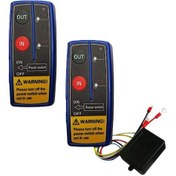 Resim Suntek Araçlar Otomotiv Kamyon Için Kablosuz Vinç Uzaktan Kumanda Kiti 12v 24v 