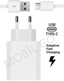 Resim Samsung Uyumlu Galaxy Tab A7 A8 A9 Wifi Lite Lte Type c Hızlı Şarj Aleti Seti 