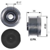 Resim GATES Linea Doblo Fiorino G.punto 1.3jtd Alternatör Kasnağı / 6204286 
