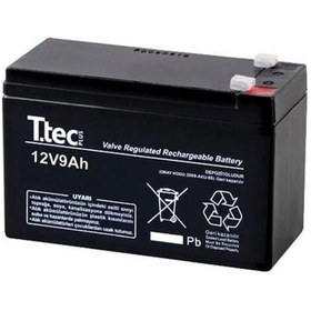 Resim Ttec 12v 9a Kuru Tip Akü 