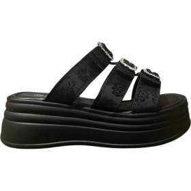 Resim Orijinal Guja 409-1 Fiyonklu Ortopedik Dolgu Topuk Şık Bayan Terlik 