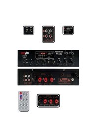 Resim Lastvoice Black Large Plus Paket-4 Hoparlör Ve Anfi Anons Ses Sistemi Seti 
