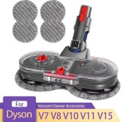 Resim Wellmi V7/V8/V10/V11/V15 Uyumlu Islak/Kuru Vakum Temizleyici Ek - Ağır Hizmet Tipi Mop Başlığı Çift Temizleme Modları, Hızlı Çıkarma Düğmesi, for Dyson V7/V8/V10/V11/V15 Vakum Temizleyiciler için - Zemin Temizleme Aksesuarı, Hızlı Çıkarma Düğmesi Özellği, Dayanıklı Plastik Yapı, Ev Bakımı, Ergonomik Tasarım, Sağlam İnşaat, Ev Temizleyicileri 