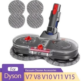 Resim Wellmi V7/V8/V10/V11/V15 Uyumlu Islak/Kuru Vakum Temizleyici Ek - Ağır Hizmet Tipi Mop Başlığı Çift Temizleme Modları, Hızlı Çıkarma Düğmesi, for Dyson V7/V8/V10/V11/V15 Vakum Temizleyiciler için - Zemin Temizleme Aksesuarı, Hızlı Çıkarma Düğmesi Özellği, Dayanıklı Plastik Yapı, Ev Bakımı, Ergonomik Tasarım, Sağlam İnşaat, Ev Temizleyicileri 