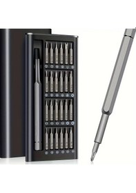 Resim Fochsia 28 Fonksiyonlu Profesyonel Manyetik Mini Tornavida Seti Cep Telefonu Bilgisayar Saat 