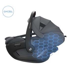 Resim Maxi-Cosi Coral SlidePro Tam Yatabilen Modüler 0-13 Kg Ana Kucağı ve Oto Koltuğu Moon Graph 