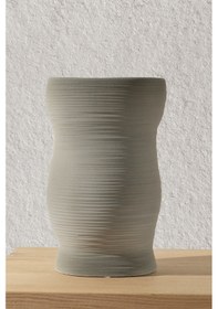 Resim Koza Home Ophelia Taş Dokulu Yeşil Seramik Vazo 19x19x27,5cm 8588 Standart 