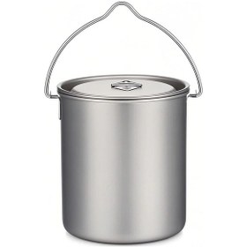 Resim Teltree Titanyum Dayanıklı 750ml Çelik Asma Tencere - Ev Ve Doğa İçin Hafif Ve Dayanıklı, Kamp, Yürüyüş İçin Uygun Çok Renkli 