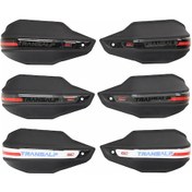 Resim GP Kompozit Honda XL750L Transalp 2023-2024 Uyumlu Plastik Elcik Koruma Siyah 