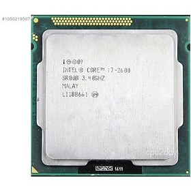 Resim Intel Core i7 2600 işlemci dört çekirdekli LGA 1155 soket i7-2600 masaüstü CPU 3.4GHz 95W 8M önbellek 2. el sorunsuz