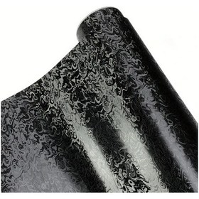 Resim Topnotch 50x150cm 19.69x59.06in Siyah Pet Dövmeli Hayalet Araç Filmi Su Geçirmez Çizilmeye Dayanıklı 