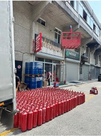 Resim Yangın 2 Kg Karbondiyoksit Yangın Tüpü , Yangın 