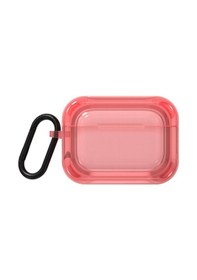 Resim Airpods Pro 2 Uyumlu Kılıf Saydam Jelly Tasarımlı Youngkit Candy Serisi Kılıf Kırmızı 