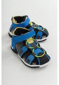 Resim Mnpc Unisex Sax Mavi Deri Ortopedik Outdoor Çocuk Sandalet (531051804) Çok Renkli 