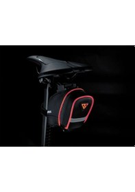 Resim Topeak Aero Wedge İglow Işıklı Sele Altı Çanta Kızak Uyumlu Siyah 