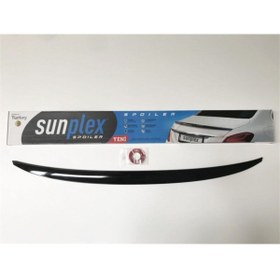 Resim inoltrare Fiat Egea Bagaj Üstü Spoiler Piano Black Parlak Siyah 