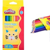 Resim Play-Doh Kuru Boya Tam Boy 12 Renk PLAY-KU001 