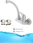 Resim KEVSER SU ARMATÜRLERİ Mutfak&lavabo Aplike Bataryası 