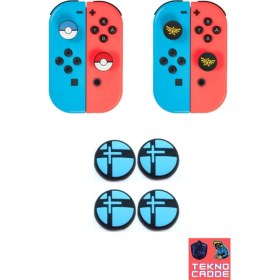 Resim Beboncool Nintendo Switch/switch Oled/switch Lite Analog Koruyucu Silikon Pad 