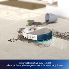 Resim Philips 3 Ü 1 Arada Islak & Kuru Premium Istasyonlu Robot Süpürge | 5000pa Emiş, 180dk, Hepa Filtreli 