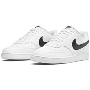 Resim Nike Court Vısıon Lo Nn Erkek Sneaker Beyaz Siyah Beyaz Siyah 