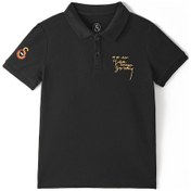 Resim Galatasaray Çocuk Ata Polo T-shirt C251280 Siyah 