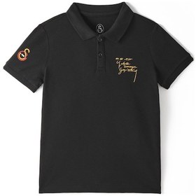 Resim Galatasaray Çocuk Ata Polo T-shirt C251280 Siyah 