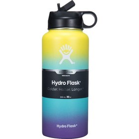 Resim Hydro Flask Paslanmaz Çelik Açık Spor Yalıtımlı Su Şişesi Degrade Renk 946 ml (Yurt Dışından) 