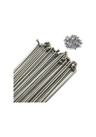 Resim Bisiklet Jant Teli Krom 263 2 mm 36 Adet Siyah 