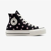 Resim Converse Chuck Taylor All Star Lift Polka Dots Kadın Siyah Platform Sneaker A10688c Siyah 