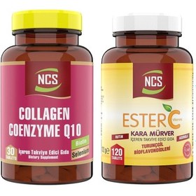 Resim Ncs Collagen Coenzyme Q10 30 Tablet + Ncs Ester C Vitamini 120 Tablet 