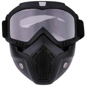 Resim Mükemmel Bisiklet Binme Motokros Güneş Gözlüğü Kayak Snowboard Gözlük Maske Gözlük Kask Taktik Rüzgar Geçirmez Motosiklet Kaskı Gözlük Maskelerşeffaf 