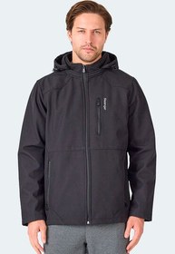 Resim Slazenger HARMONIC Erkek Kapüşonlu Fermuarlı Siyah Mont & Kaban 