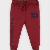 Resim DeFacto Erkek Bebek Baskılı Beli Lastikli Eşofman Altı D6766A524WNBR285 Bordo 