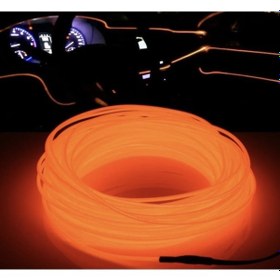 Resim Araç Içi Neon Şerit Led 3 Metre Turuncu (Torpido Ledi) (527438845) 