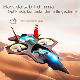 Resim piha S152 DRONE FIRÇASIZ MOTOR 2 Batarya İle 20 Dakika Uçuş 720p HD Kamera Işıklı Drone 