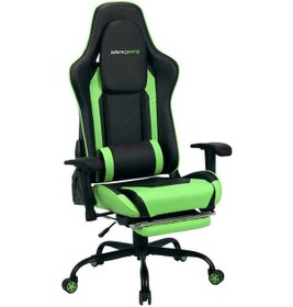 Resim Adore Gaming Combo Profesyonel Oyuncu Ve Çalışma Koltuğu-siyah-yeşil 71x130-139,5x58 Cm Gxyxd 