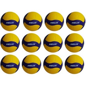 Resim Helix Voleybol Topu Mpv-500 Voleybol Topu Seti 12 Li Maksimum Sarı - Lacivert 