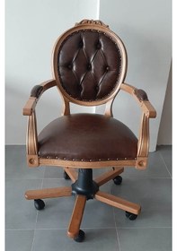 Resim Byoguzfurniture Byoguzfurniture Ahşap Çalışma Makam Koltuğu 