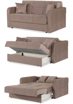 Pafu Sando Ikili Katlanır Yataklı Koltuk - Gri