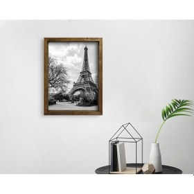 Resim Bk Home Paris Tasarımlı Doğal Masif Ahşap Çerçeveli Tablo-1 (551055964) 