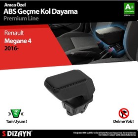 Resim Life Renault Megane 4 Kol Dayama Kolçak Geçmeli Abs Siyah 2016-2020 A+kalite 