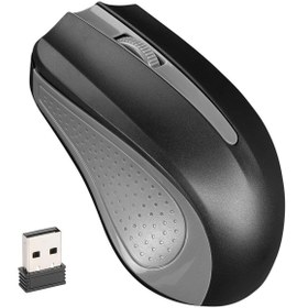 Resim Everest SM-537 USB Siyah-Gri 2.4Ghz 1600DPI Kablosuz Optik Mouse 5 Metre Menzilli 