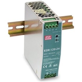 Resim Meanwell Edr-120-12 120w 12v 10a Ray Tip Güç Kaynağı 