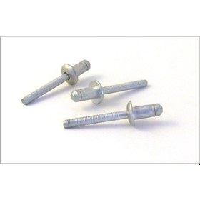 Resim 6.4 X 10.5 Hard Lock Çelik/çelik Perçin 50'li Paket 